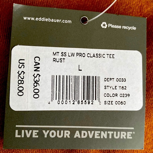 Eddie Bauer Men’s Legend Wash Pro Short-Sleeve T-Shirt - Picture 4 of 4